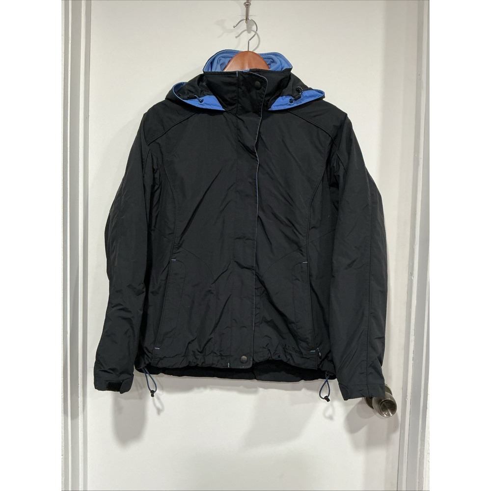 L.L. Bean Storm Chaser 3-in-1 Jacket, Black, XS, Fleece, Water Resist, Hooded